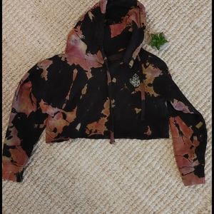 Pratt Daddy Crystals Cropped Hoodie